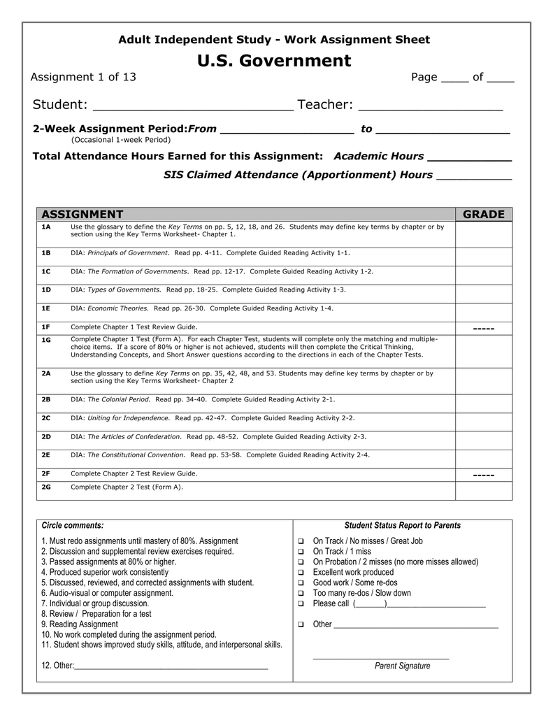 2Week Assignment Period Also Guided Reading Activity 2 1 Economic Systems Worksheet Answers