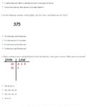 3 Digit Stem And Leaf Plot Math Stem And Leaf Plot Worksheet And Intended For Stem And Leaf Plot Worksheet Answers