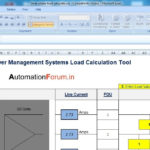 3 Phase Load Calculation Tool   Excel Sheet   Software And Tools ... Pertaining To Electrical Panel Load Calculation Spreadsheet