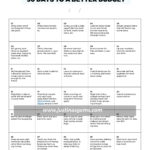 30 Days To A Better Budget (Free Printable | Best Of  Justina's Gems ... In How To Make Home Budget Plan