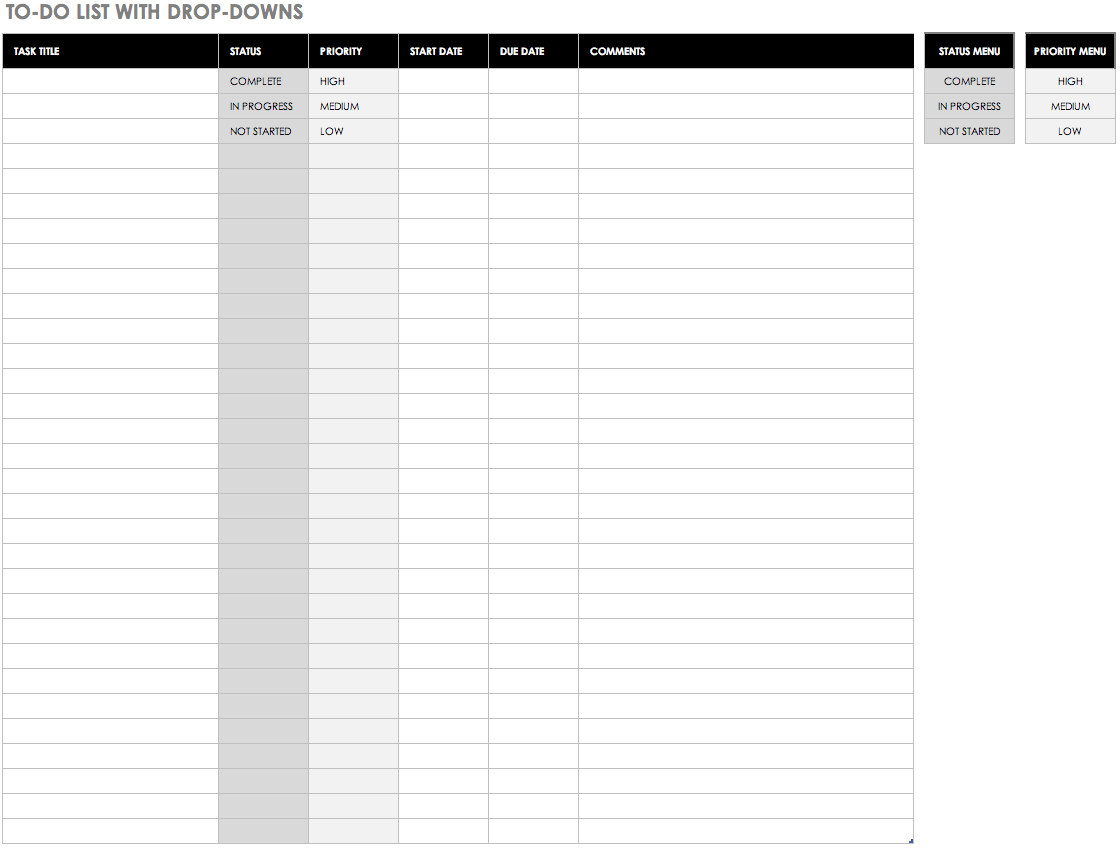 30  Free Task And Checklist Templates | Smartsheet Along With Excel Spreadsheet For Tracking Tasks