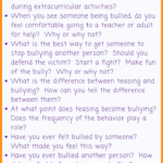 31 Bullying Awareness Writing Prompts For Students • Journalbuddies With Bully Documentary Worksheet
