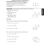 31 Within Parallel Lines Cut By A Transversal Worksheet Answer Key