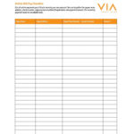 32 Free Bill Pay Checklists & Bill Calendars (Pdf, Word & Excel) For Spreadsheet For Bills Free