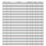 37 Checkbook Register Templates 100 Free Printable ᐅ Template Lab Pertaining To Blank Checks Worksheet