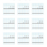3Digit3Digit Multiplication With Grid Support A Together With Multiplication With Regrouping Worksheets Pdf
