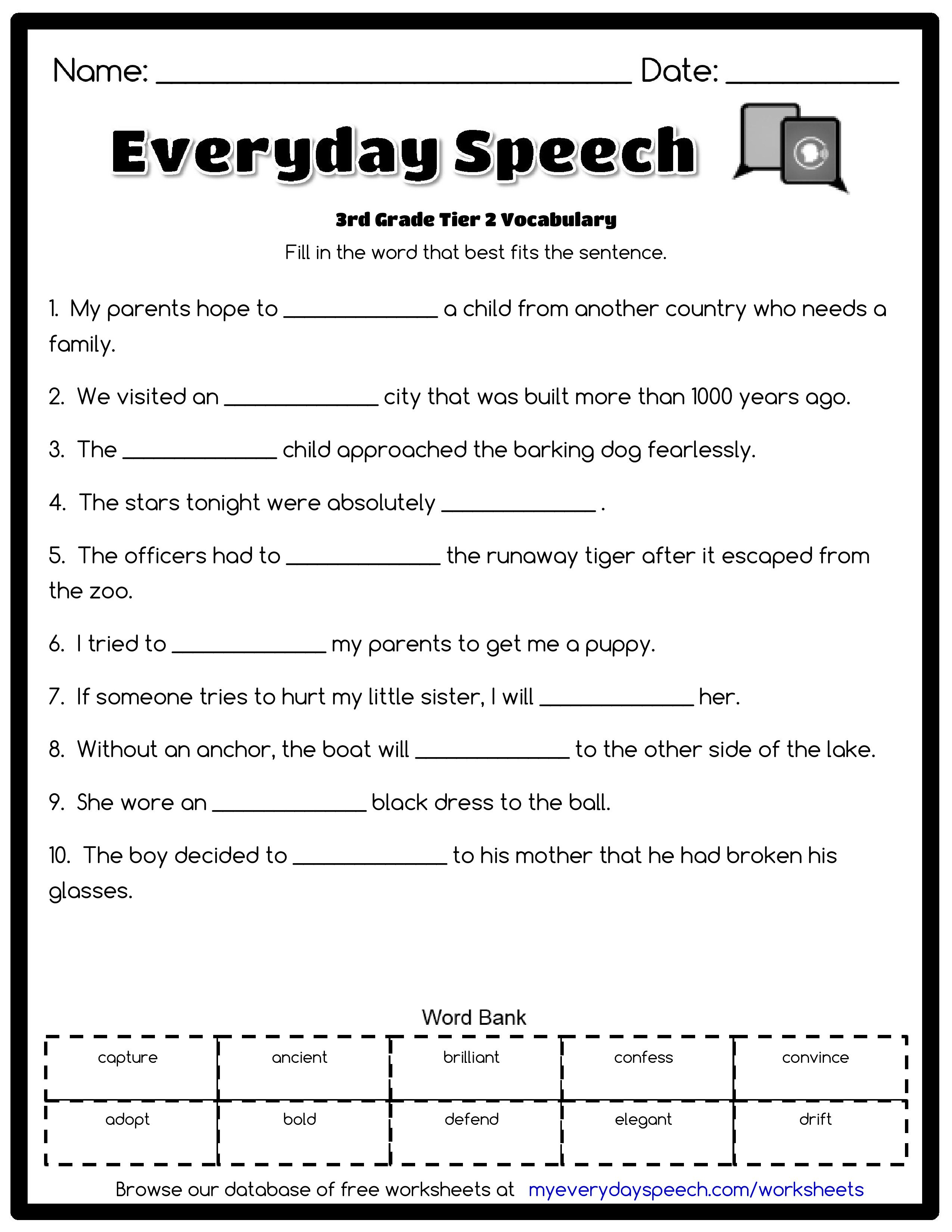 3Rd Grade Language Arts Worksheets  Math Worksheet For Kids For Grade 4 Language Arts Worksheets