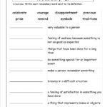 3Rd Grade Vocabulary Worksheets  Soccerphysicsonline As Well As 9Th Grade Vocabulary Worksheets