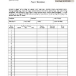 40 Free Payroll Templates  Calculators ᐅ Template Lab Intended For Payroll Worksheet Sample