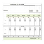 40 Free Timesheet / Time Card Templates ᐅ Template Lab Also Time Spreadsheet Template
