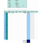 40 Free Timesheet / Time Card Templates ᐅ Template Lab In Time Spreadsheet Template