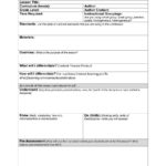44 Free Lesson Plan Templates Common Core Preschool Weekly Inside Interest Group Lesson Plan Worksheet
