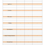 45 Printable Inventory List Templates [Home, Office, Moving...] Along With Inventory Spreadsheet Templates