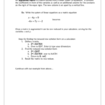 45 Solving Systems Using Augmented Matrices Option 2 Also Solving Systems Of Equations Using Matrices Worksheet