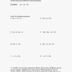 45 Unique Of Solving Equations With Variables On Both Sides And Solving Equations With Variables On Both Sides Worksheet Answers