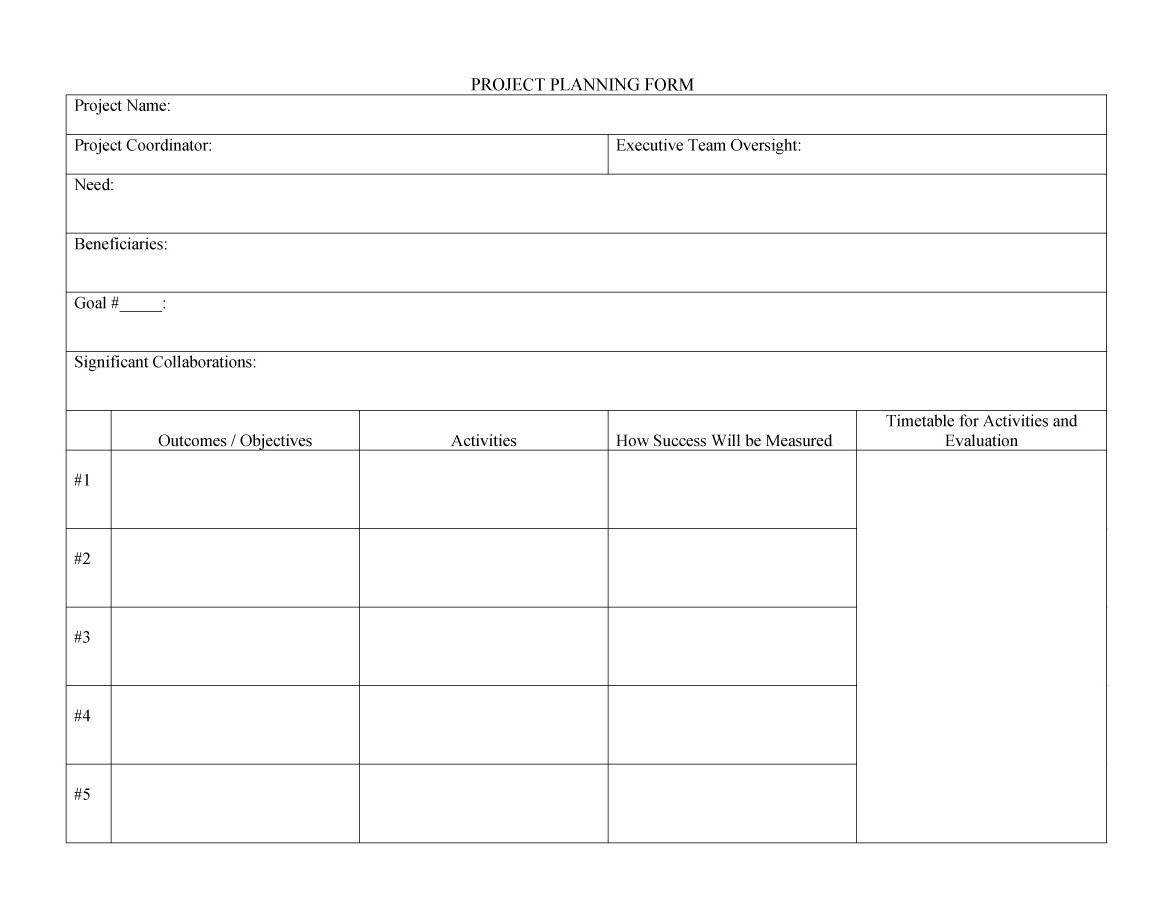 48 Professional Project Plan Templates Excel Word Pdf ᐅ For Project Planning Worksheet