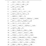 49 Balancing Chemical Equations Worksheets With Answers Along With Balancing Equations Worksheet Pdf