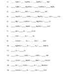 49 Balancing Chemical Equations Worksheets With Answers Along With Neutralization Reactions Worksheet Answers