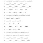 49 Balancing Chemical Equations Worksheets With Answers Also Chemical Reactions Worksheet