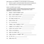 49 Balancing Chemical Equations Worksheets With Answers For Worksheet 3 Balancing Equations And Identifying Types Of Reactions Answers