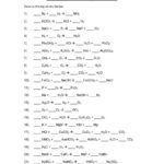 49 Balancing Chemical Equations Worksheets With Answers Regarding Chemical Reactions Worksheet