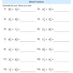 4Th Grade Decimal Worksheets Division Worksheets 4Th Grade Math With Regard To 4Th Grade Math Worksheets Fractions