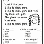 4Th Grade Reading Worksheets To Printable To  Math Worksheet For Kids Along With Printable Reading Worksheets