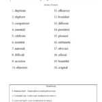 4Th Grade Spelling Lists  Teaching Squared Pertaining To Spelling Worksheets For Grade 1