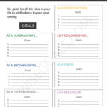 5 Personal Goal Setting Worksheets Printable Pdf With Regard To Personal Goal Setting Worksheet
