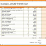 5 Renovation Cost Spreadsheet  Credit Spreadsheet Intended For Bathroom Remodel Costs Worksheet