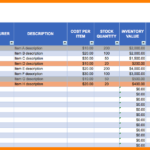 5+ Stock Control Spreadsheet Template Free | Balance Spreadsheet For Stock Control Spreadsheet