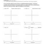 51 Graphing Exponential Functions Notes And Practice With Regard To Graphing Exponential Functions Worksheet Answers