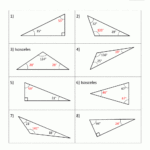 5Th Grade Geometry Along With 2 8B Angles Of Triangles Worksheet Answers