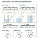 5Th Grade Measurement Worksheets Math Problems Reading Scales Metr With Regard To Measurement Worksheets Grade 3