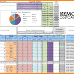 6+ Home Renovation Budget Spreadsheet Template | Credit Spreadsheet Intended For Renovation Spreadsheet Template