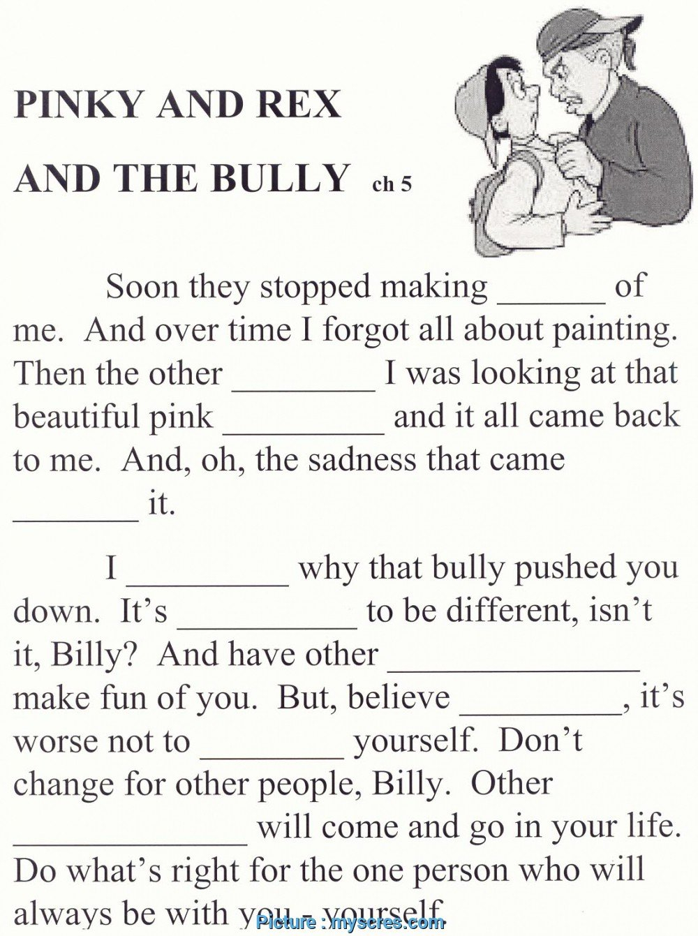 6 Most Bullying Lesson Plans Grade Collections  Maidan Design Throughout First Grade Bullying Worksheets