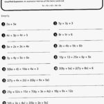 62 New Of Combining Like Terms Practice Worksheet Pic Also Combining Like Terms Practice Worksheet