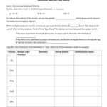 65 Practice Worksheet B Polarity And Intermolecular Forces Within Molecular Geometry Practice Worksheet With Answers