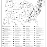 69 Unfolded United States Study Map Printable And 50 States Worksheets Pdf