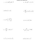 6Th Grade Math Algebraic Expressions Worksheet  Printable Worksheet With Evaluating Variable Expressions Worksheet