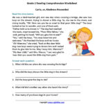 6Th Grade Reading Comprehension Worksheet Pdf  Justswimfl Regarding Reading Comprehension Worksheets For Grade 3 Pdf