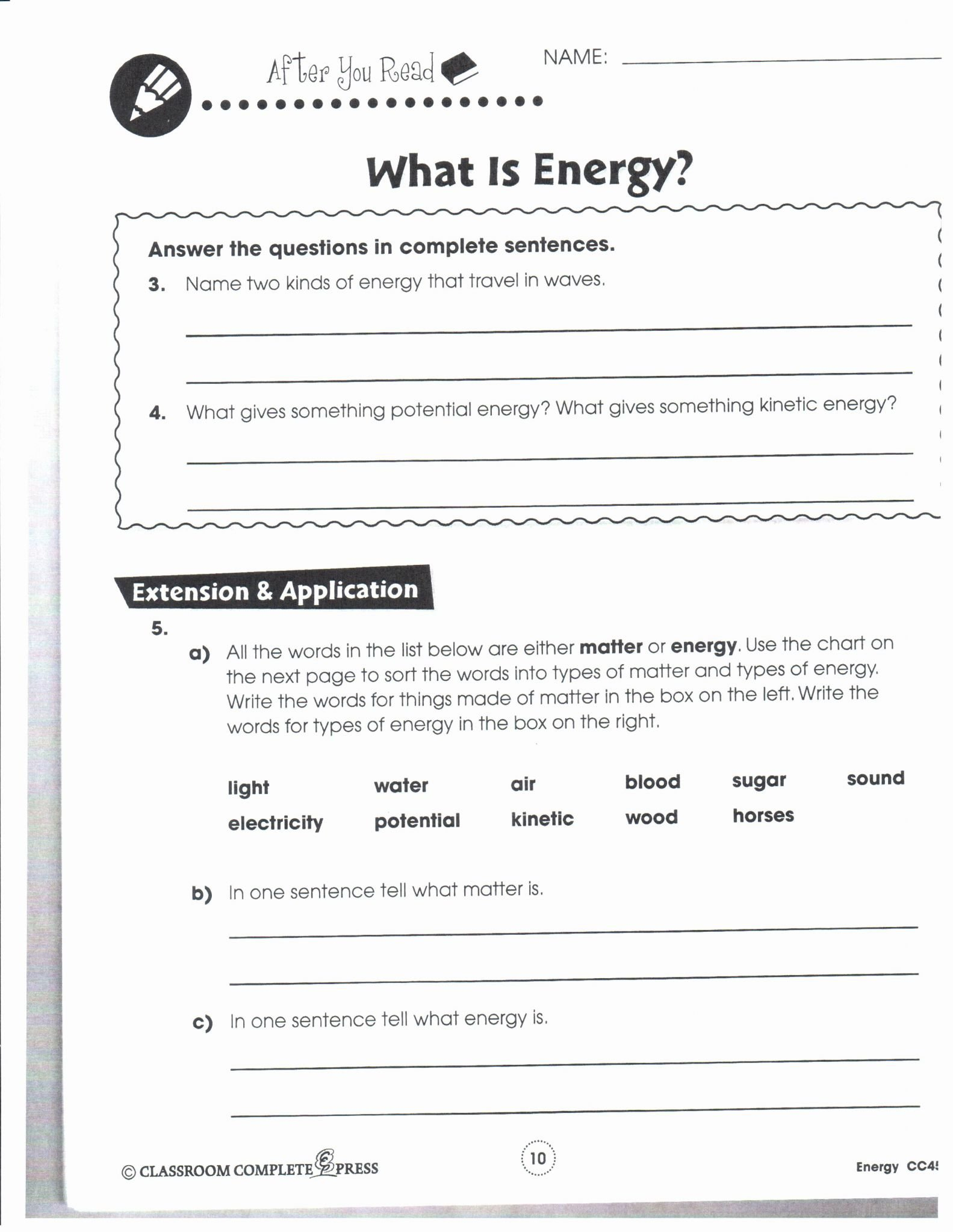 6Th Grade Science Worksheets With Answer Key  Briefencounters Throughout 6Th Grade Science Worksheets With Answer Key