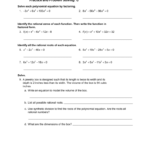 71 72 Test Review Answers For Finding Complex Solutions Of Quadratic Equations Worksheet