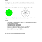 7G4 Area And Circumference Of Circles Together With Area And Circumference Of A Circle Worksheet