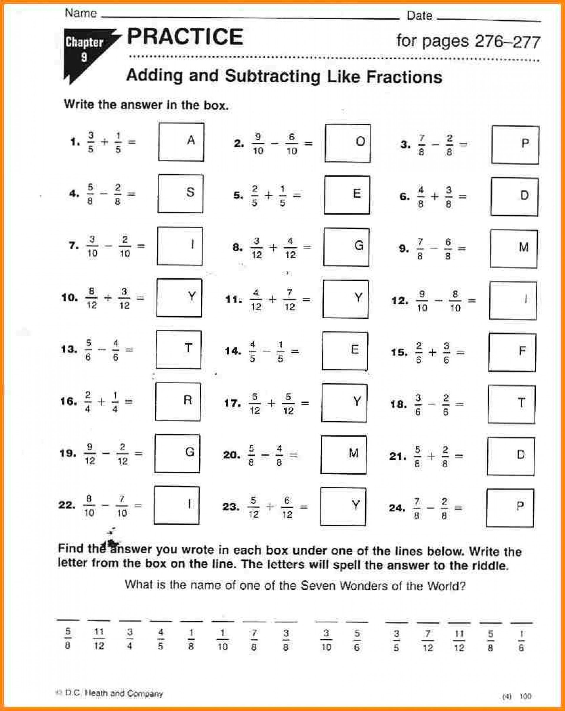 7Th Grade Math Worksheet Worksheets For Printable Magnificent With 7Th Grade Math Worksheets And Answer Key