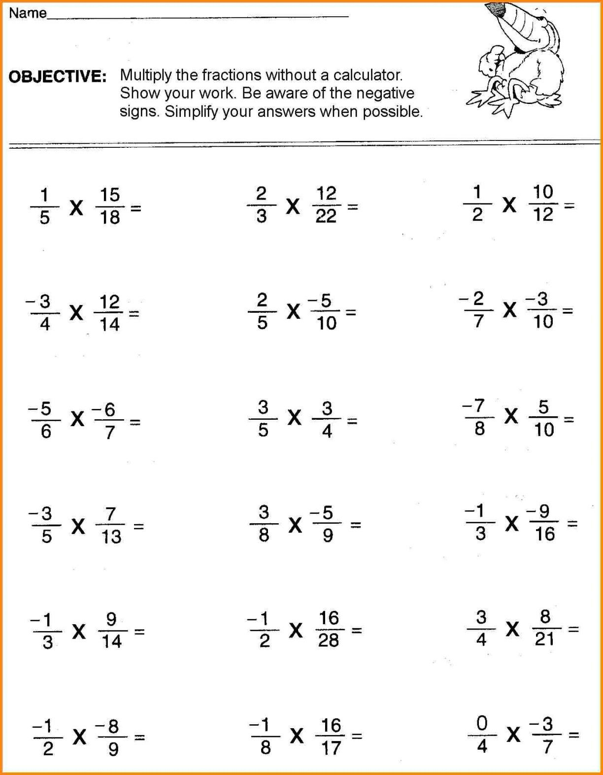 7Th Grade Math Worksheets Free Printable With Answers  Justswimfl Along With 7Th Grade Math Worksheets Free Printable With Answers