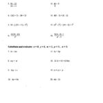 8 Bunch Ideas Of Free Printable Pre Algebra Worksheets With Answers For 8Th Grade Math Algebra Worksheets