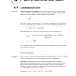 8 Law Of Universal Gravitation With Regard To Universal Gravitation Worksheet Physics Classroom Answers