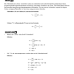 82 Temperature Scales Intended For Temperature Scales Worksheet Answers