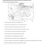 89C Study Guide Regarding Topographic Map Worksheet Answers